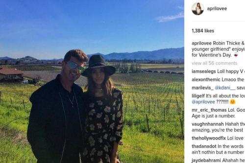 Robin Thicke becomes a father again