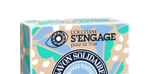 A solidarity soap at L'Occitane in Provence