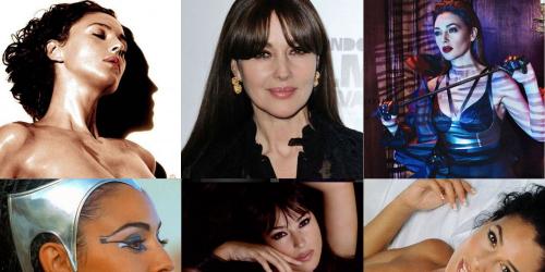 The most beautiful hairstyles of Monica Bellucci